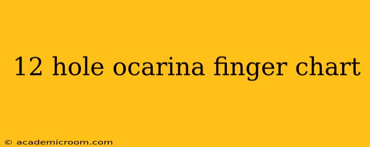 12 hole ocarina finger chart