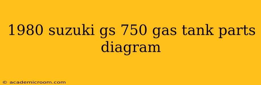 1980 suzuki gs 750 gas tank parts diagram