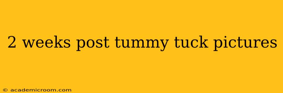 2 weeks post tummy tuck pictures