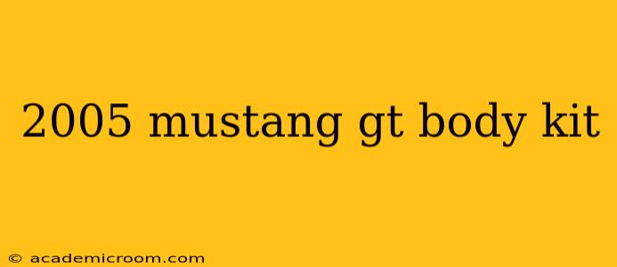 2005 mustang gt body kit