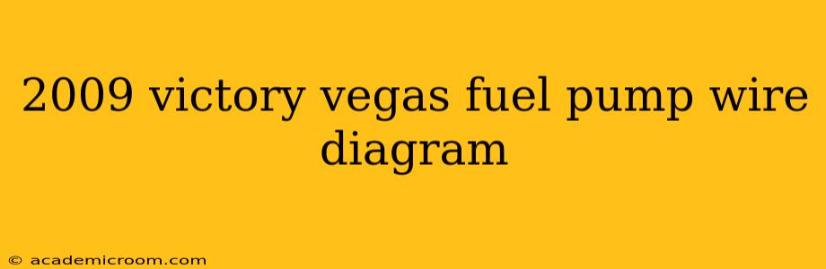 2009 victory vegas fuel pump wire diagram