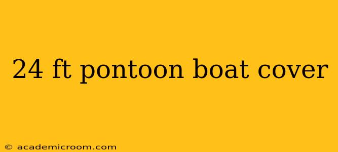 24 ft pontoon boat cover