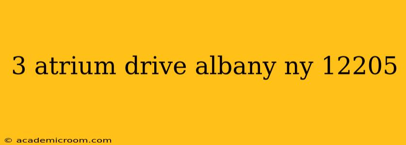 3 atrium drive albany ny 12205