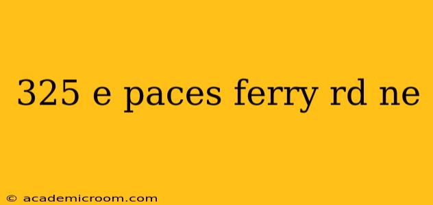 325 e paces ferry rd ne