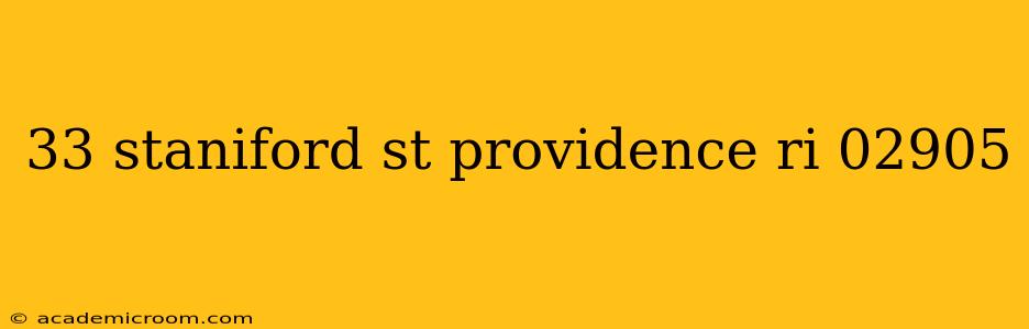 33 staniford st providence ri 02905
