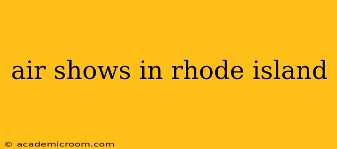 air shows in rhode island