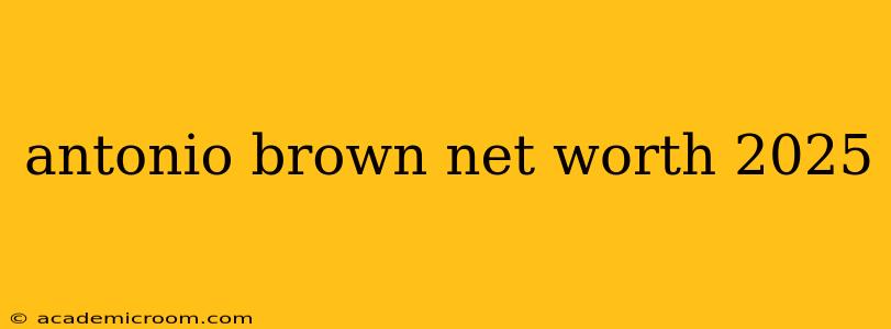 antonio brown net worth 2025