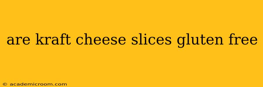 are kraft cheese slices gluten free