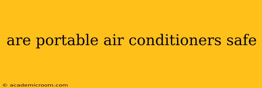are portable air conditioners safe