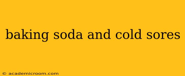 baking soda and cold sores