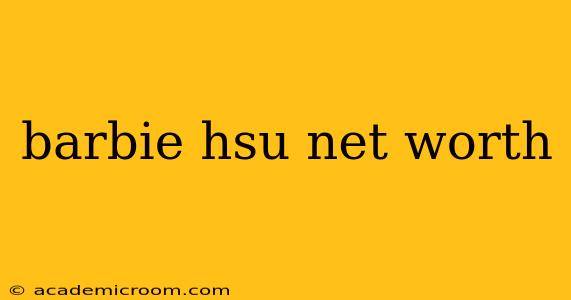 barbie hsu net worth