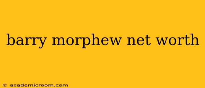 barry morphew net worth
