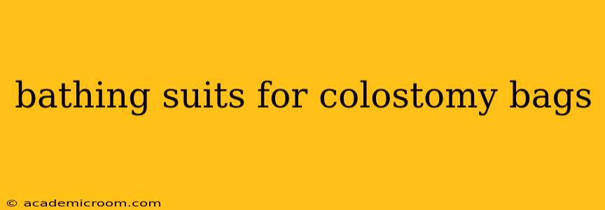 bathing suits for colostomy bags