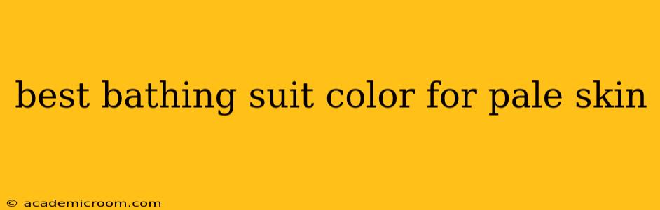 best bathing suit color for pale skin