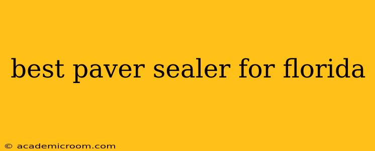 best paver sealer for florida