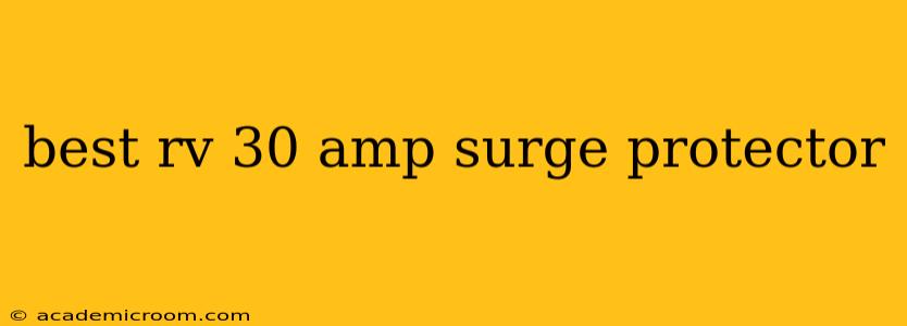 best rv 30 amp surge protector