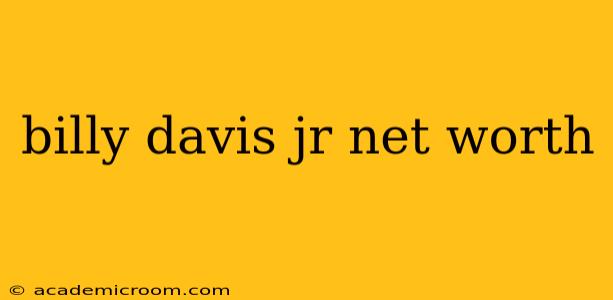 billy davis jr net worth