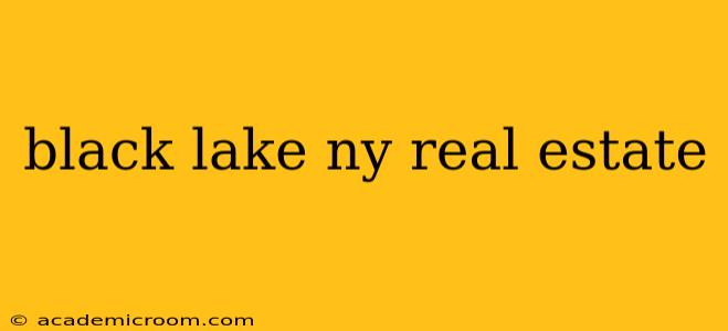 black lake ny real estate