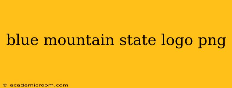 blue mountain state logo png