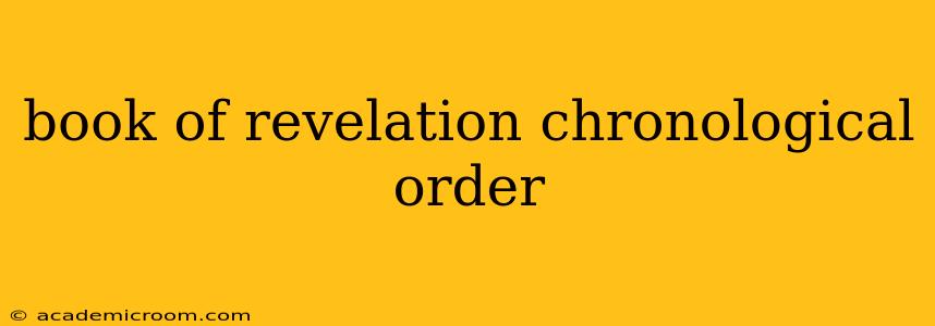 book of revelation chronological order