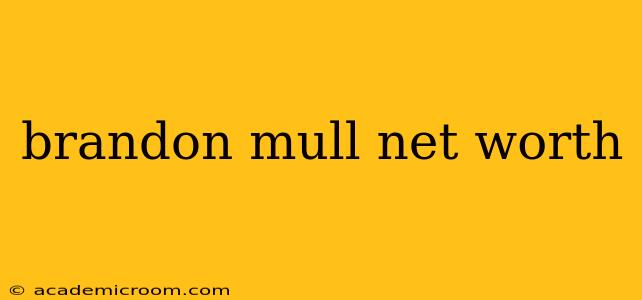 brandon mull net worth