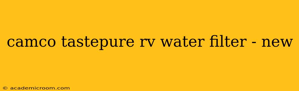 camco tastepure rv water filter - new