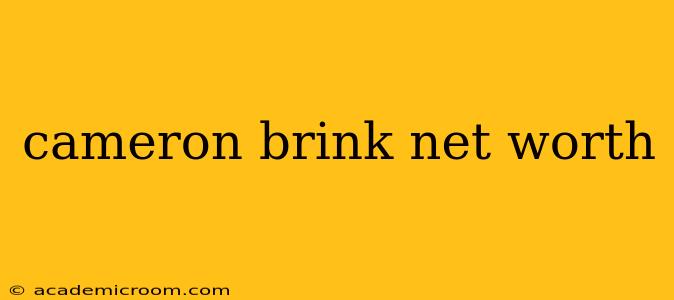 cameron brink net worth