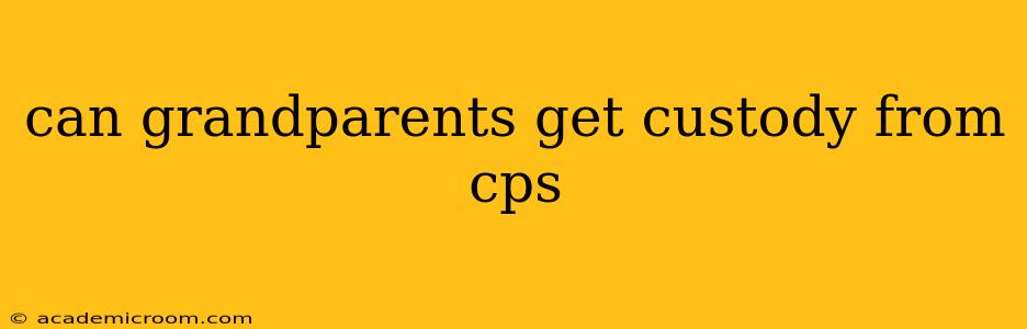can grandparents get custody from cps