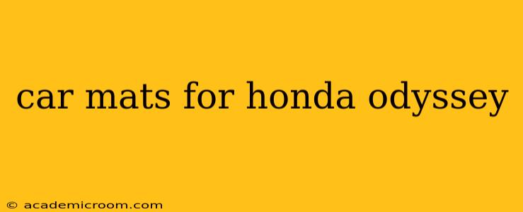 car mats for honda odyssey