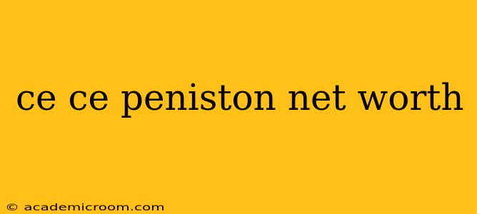 ce ce peniston net worth