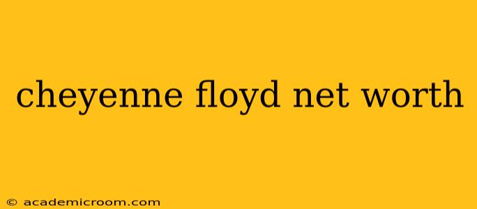 cheyenne floyd net worth