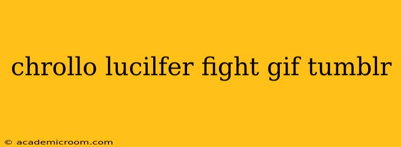 chrollo lucilfer fight gif tumblr