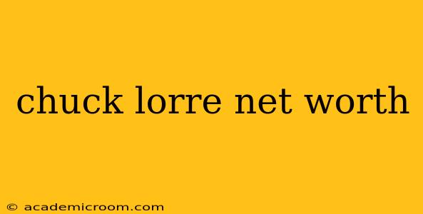 chuck lorre net worth