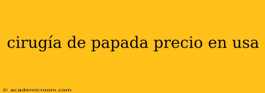 cirugía de papada precio en usa