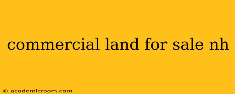 commercial land for sale nh