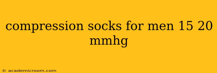 compression socks for men 15 20 mmhg