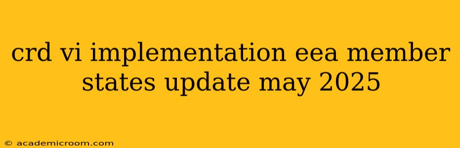 crd vi implementation eea member states update may 2025