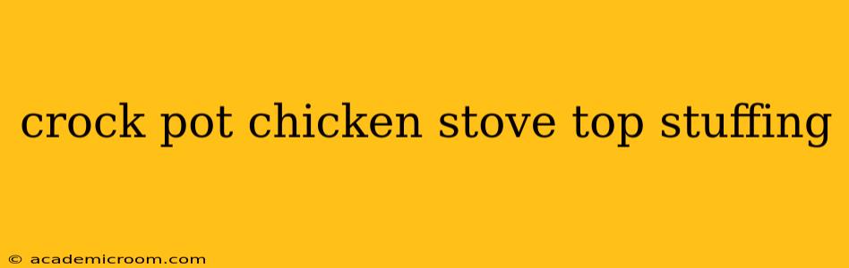 crock pot chicken stove top stuffing