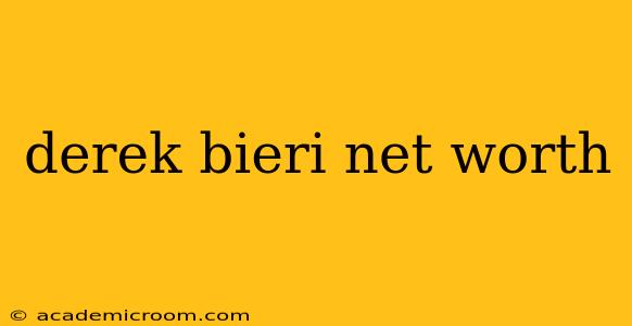 derek bieri net worth