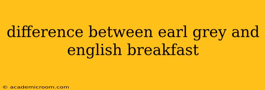 difference between earl grey and english breakfast