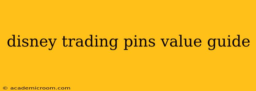 disney trading pins value guide
