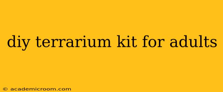 diy terrarium kit for adults