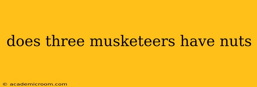 does three musketeers have nuts