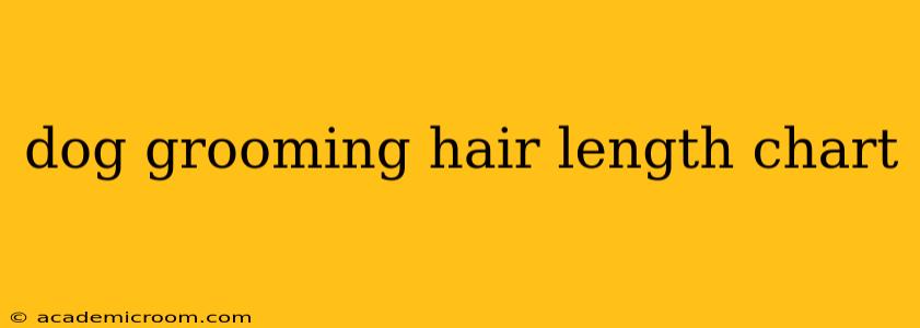 dog grooming hair length chart