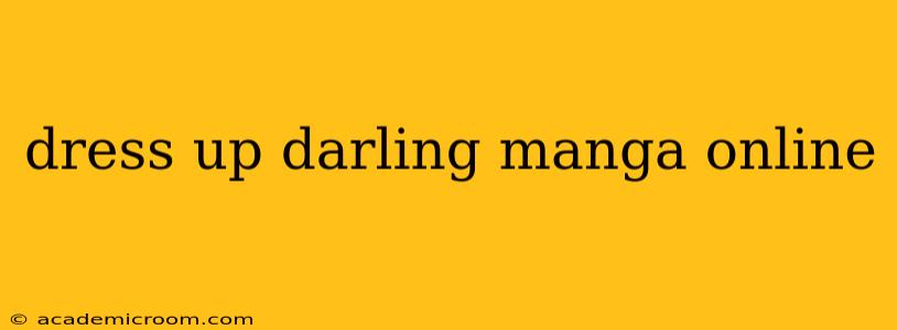 dress up darling manga online