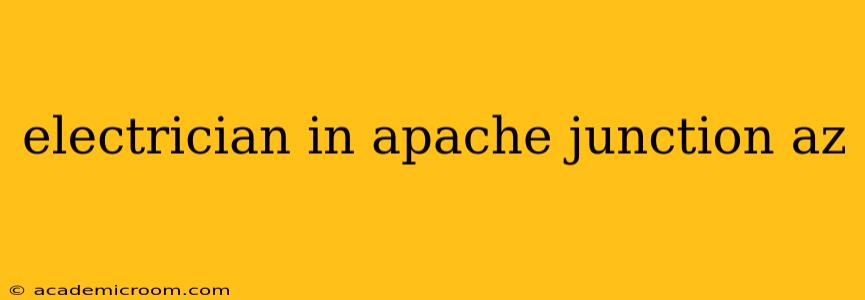 electrician in apache junction az