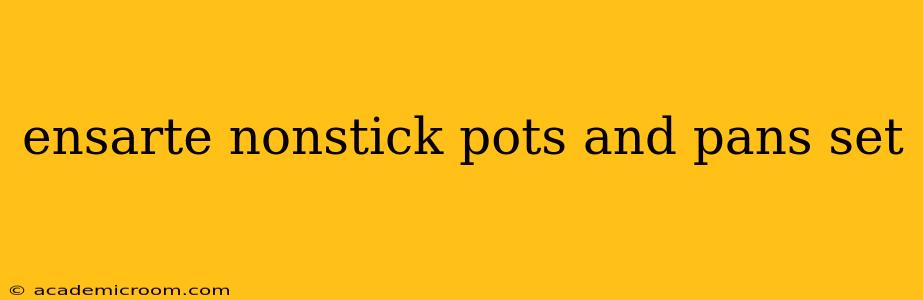 ensarte nonstick pots and pans set