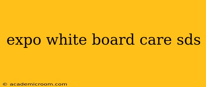 expo white board care sds
