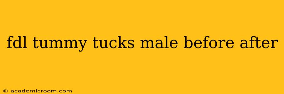 fdl tummy tucks male before after
