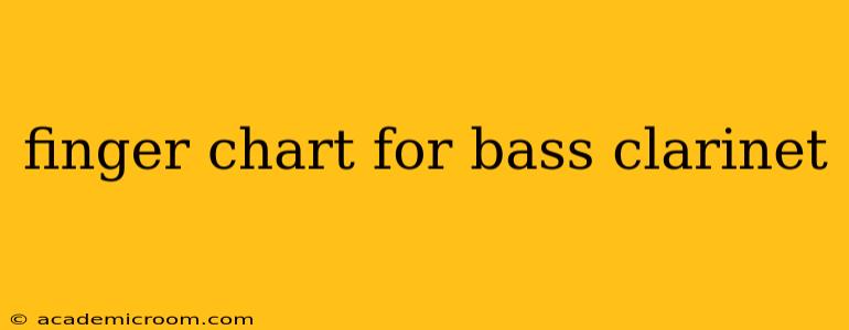 finger chart for bass clarinet